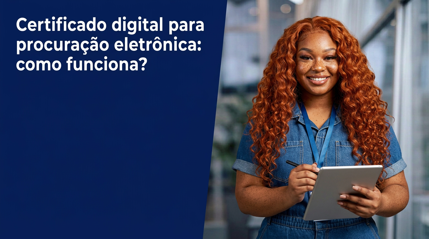 Certificado digital para procuração eletrônica